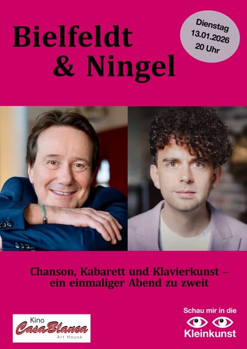 EIN EINMALIGER ABEND ZU ZWEIT - CHANSONS, KABARETT, KLAVIERKUNST