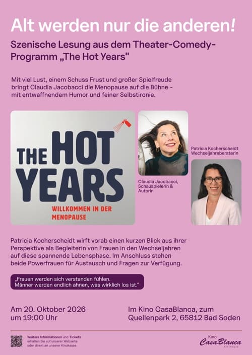 THE HOT YEARS – WILLKOMMEN IN DER MENOPAUSE!